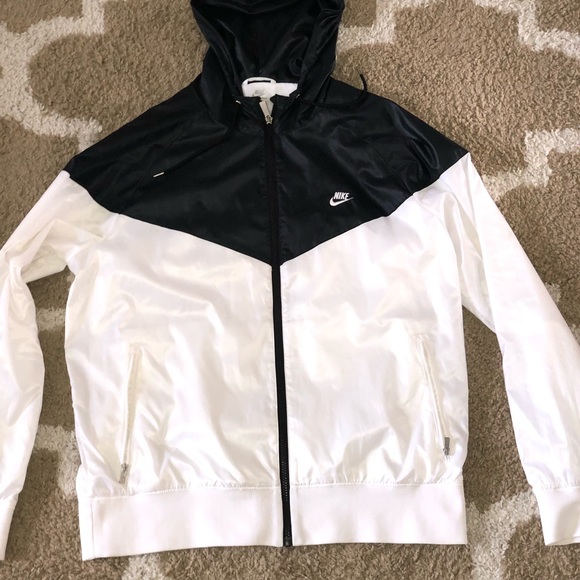NIKE MENS XL WINDBREAKER COAT RAIN JACKET ZIP UP - Picture 3 of 3